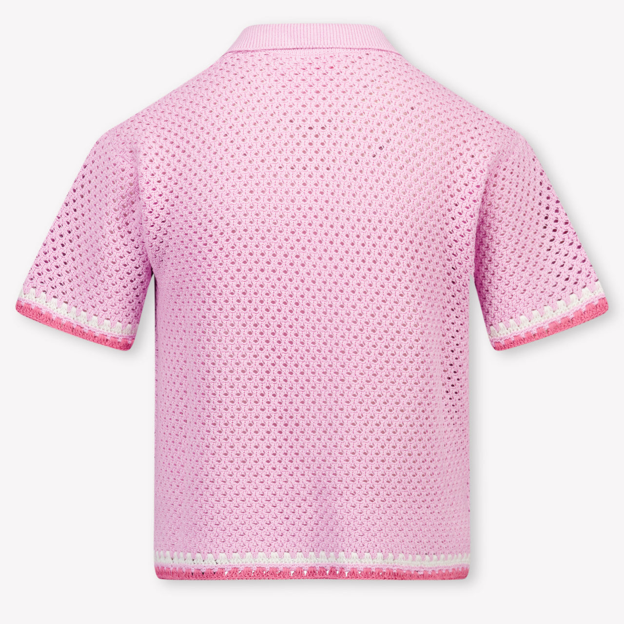 MC2 Saint Barth Kids Girls Polo In Pink