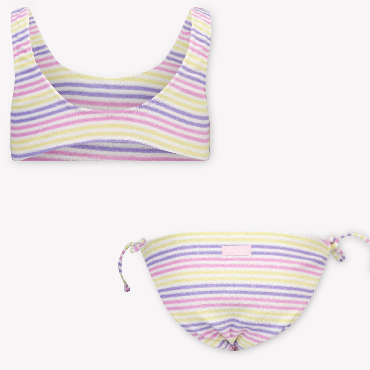 MC2 Saint Barth Kids Girls Swimwear In Yellow