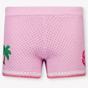 MC2 Saint Barth Kids Girls Shorts In Pink