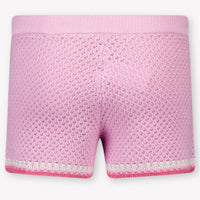 MC2 Saint Barth Kids Girls Shorts In Pink