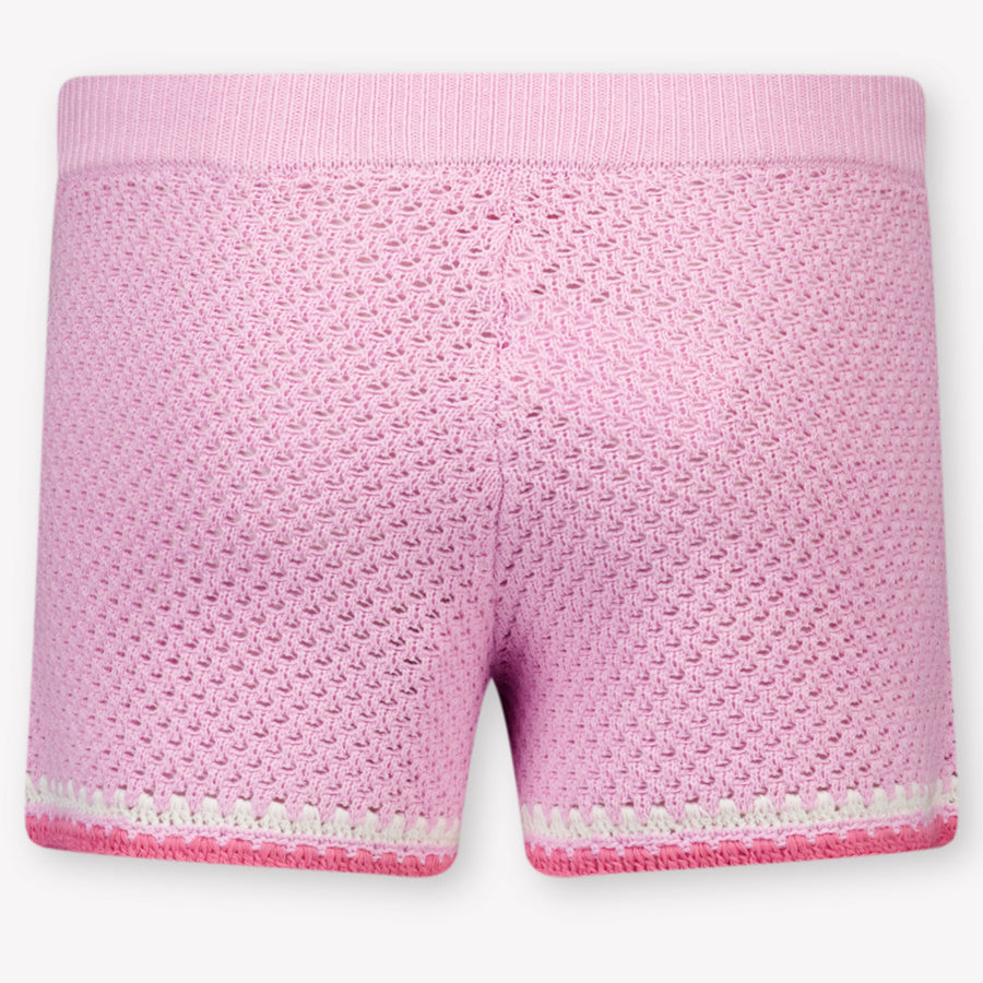 MC2 Saint Barth Kids Girls Shorts In Pink