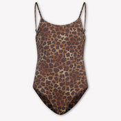 MC2 Saint Barth Kinder Meisjes Zwemkleding In Panter