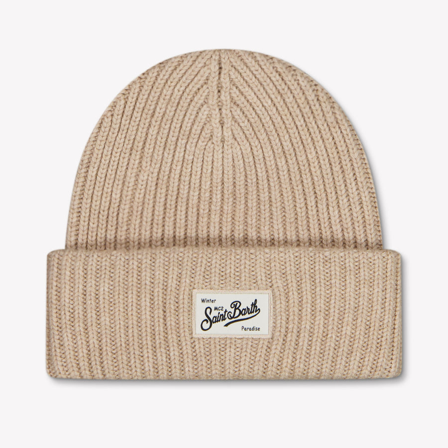 MC2 Saint Barth Kids Girls Hat In Beige