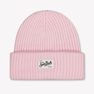MC2 Saint Barth Kids Girls Hat In Light Pink
