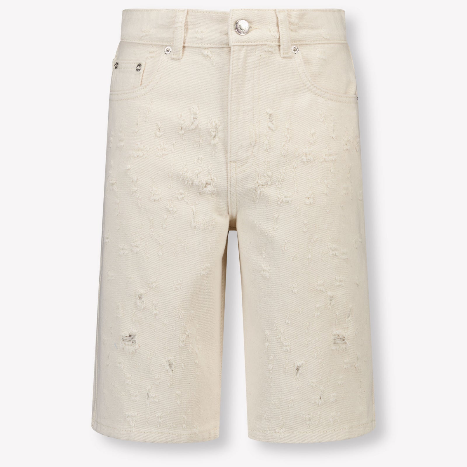 MSGM Kids Boys Shorts In OffWhite