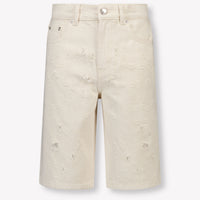 MSGM Kids Boys Shorts In OffWhite
