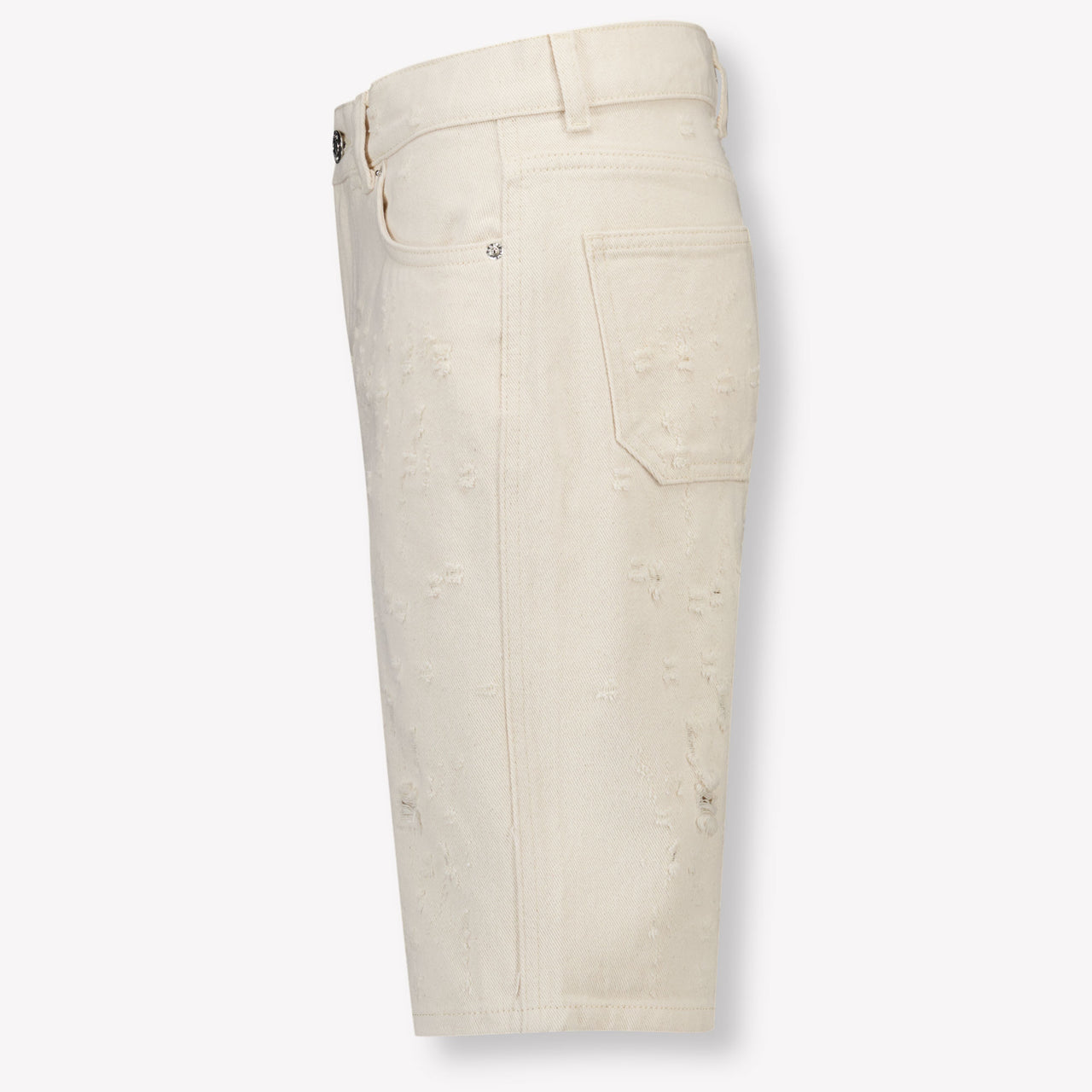 MSGM Kids Boys Shorts In OffWhite