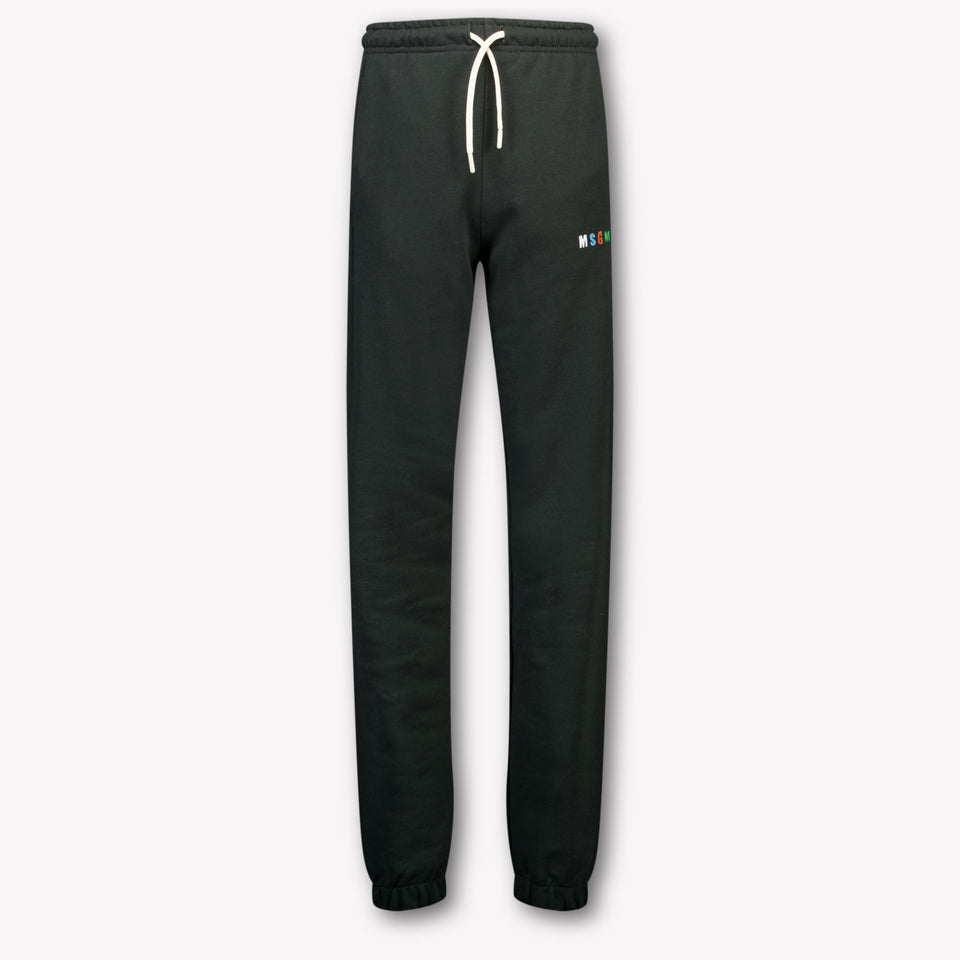 MSGM Kids Boys Pants In Black