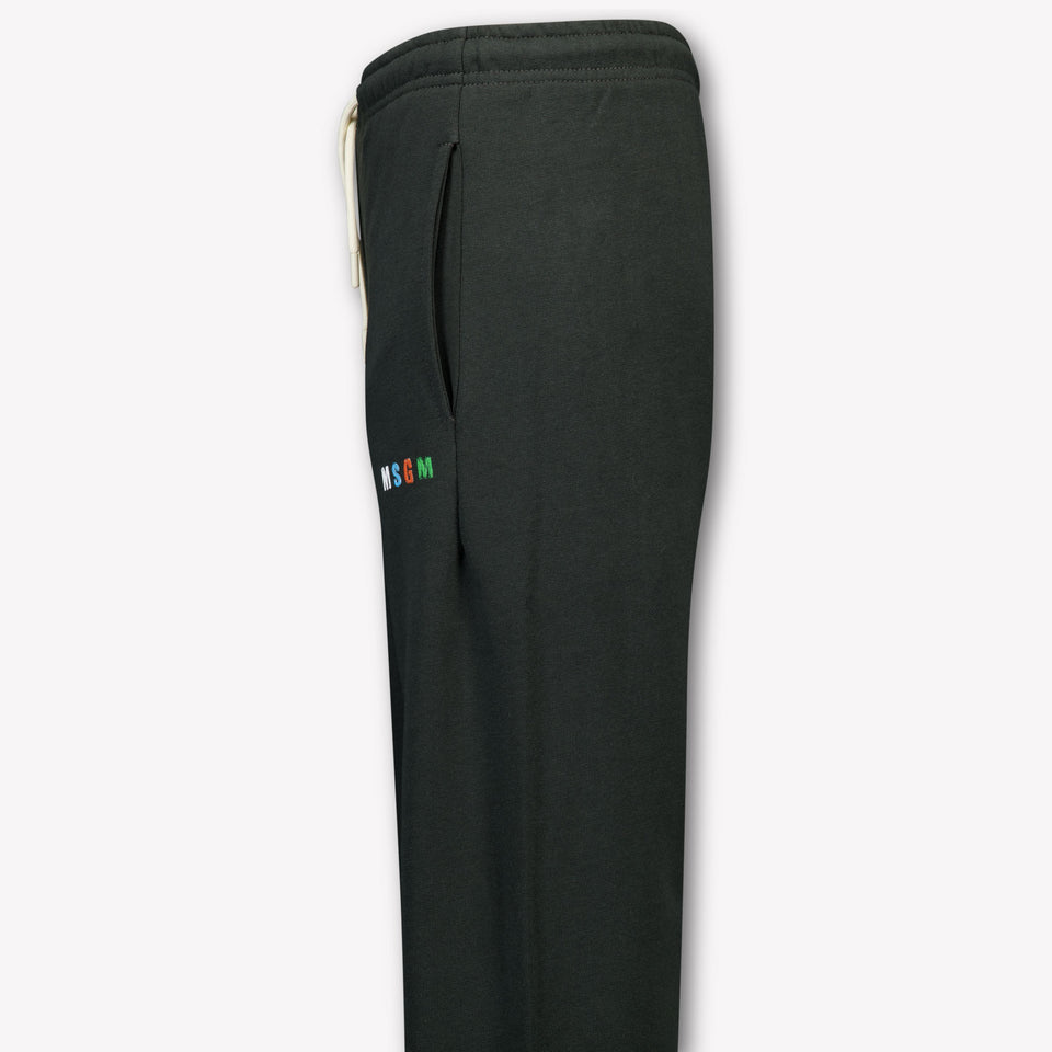 MSGM Kids Boys Pants In Black