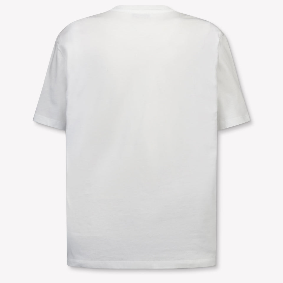 MSGM Kids Boys T-Shirt In White