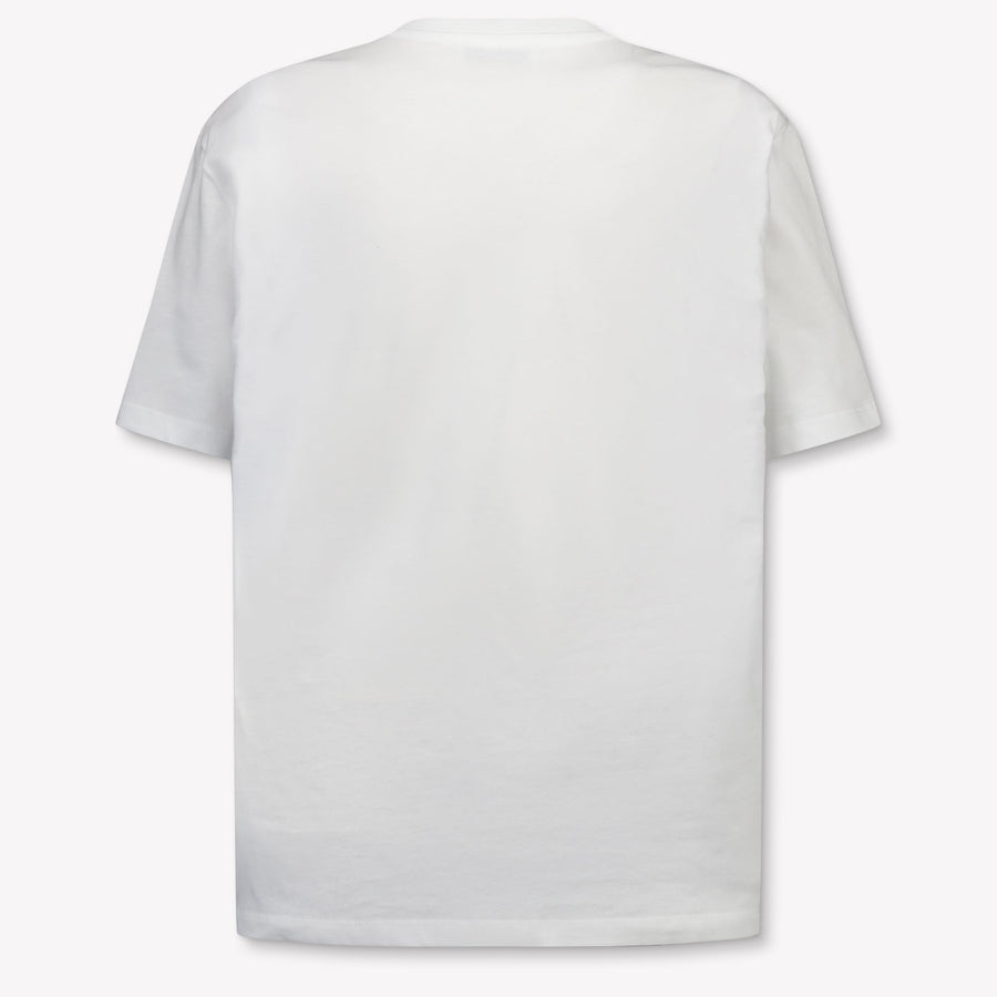MSGM Kinder Jongens T-Shirt In Wit