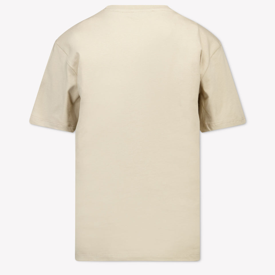 MSGM Kids Boys T-Shirt In Beige