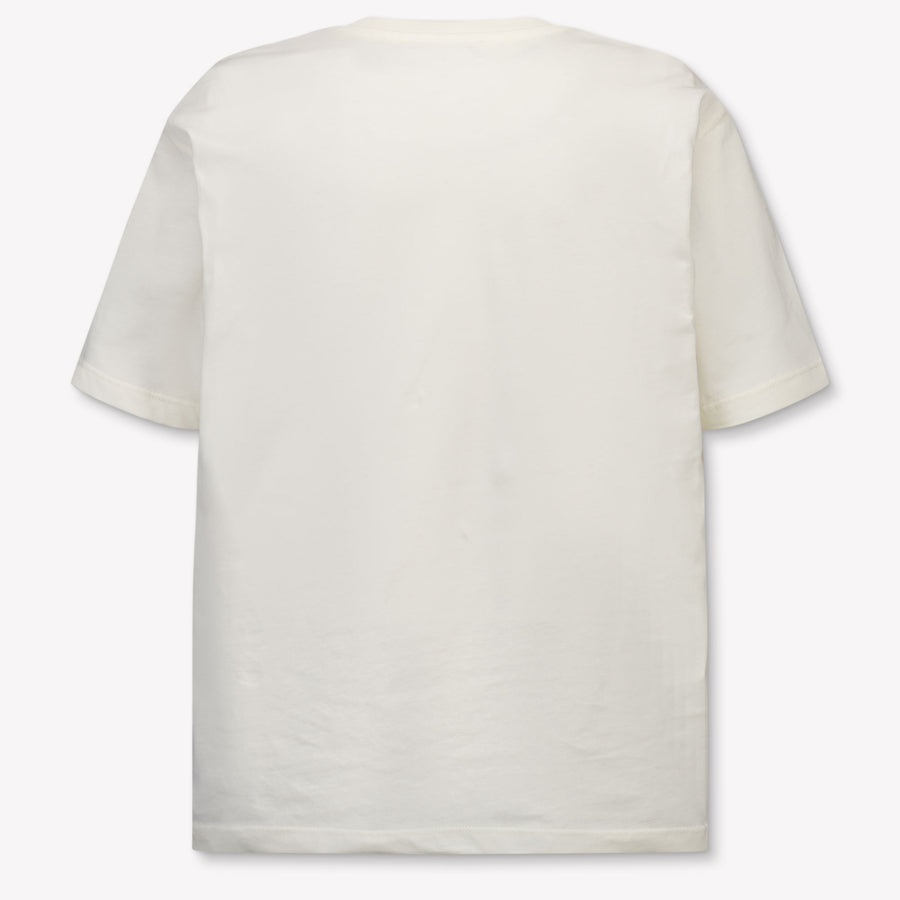 MSGM Kids Boys T-Shirt In OffWhite