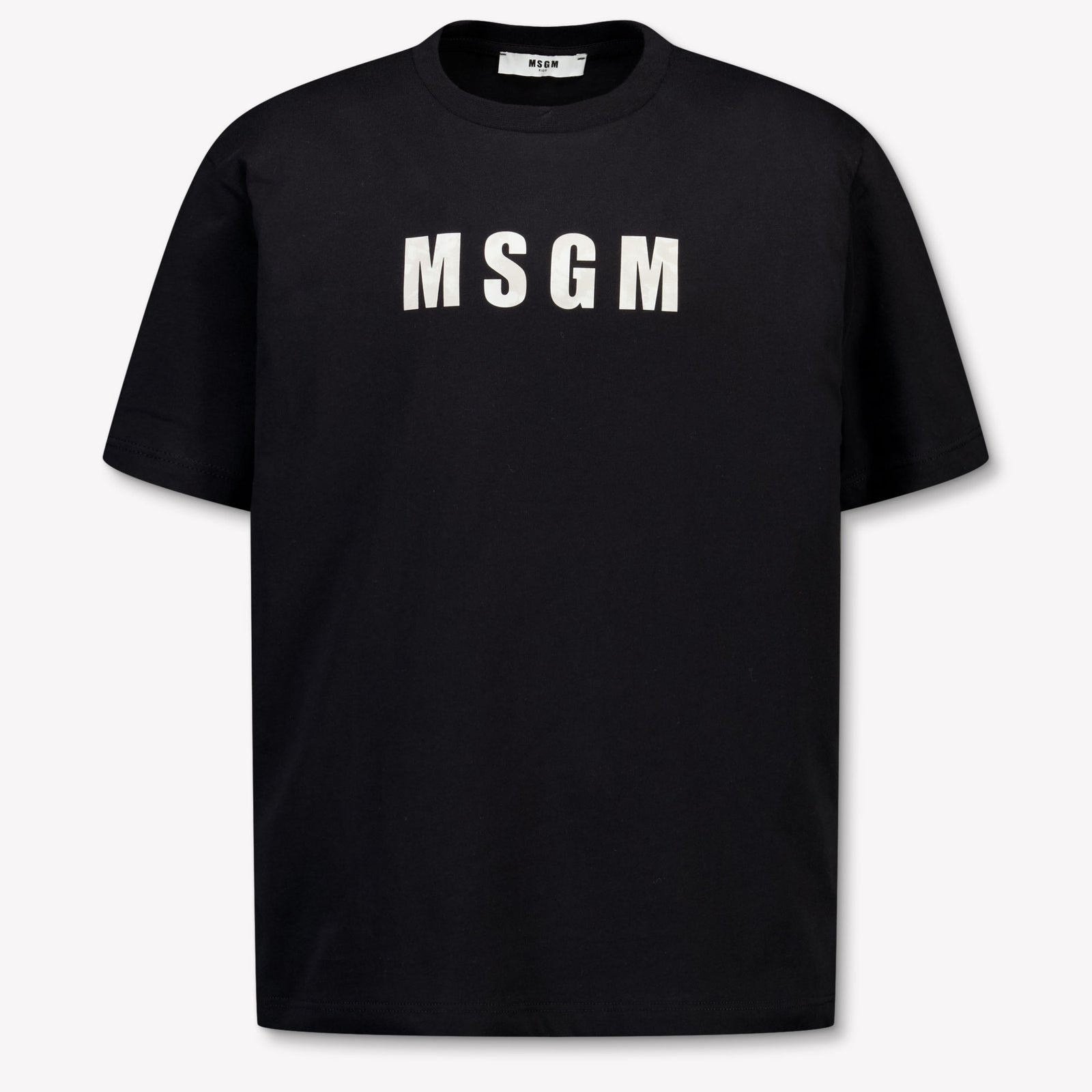 MSGM Kids Boys T-Shirt In Black