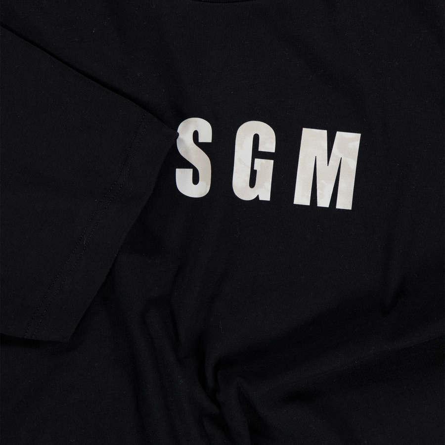 MSGM Kids Boys T-Shirt In Black