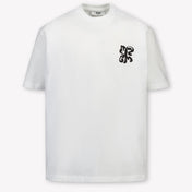 MSGM Kids Boys T-Shirt In White