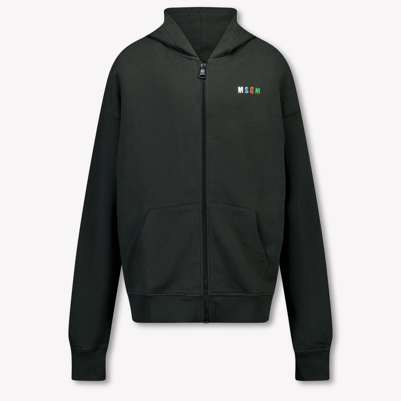 MSGM Kids Boys Cardigan In Black