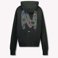 MSGM Kids Boys Cardigan In Black