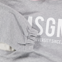 MSGM Kids Girls Sweater In Gray
