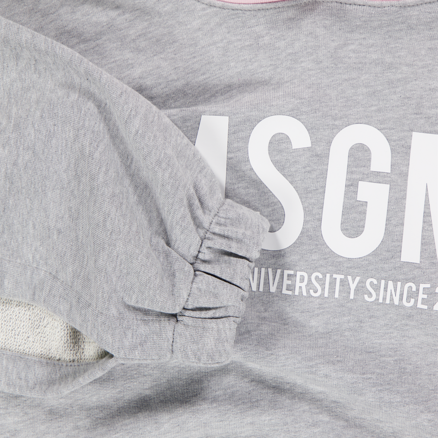 MSGM Kids Girls Sweater In Gray