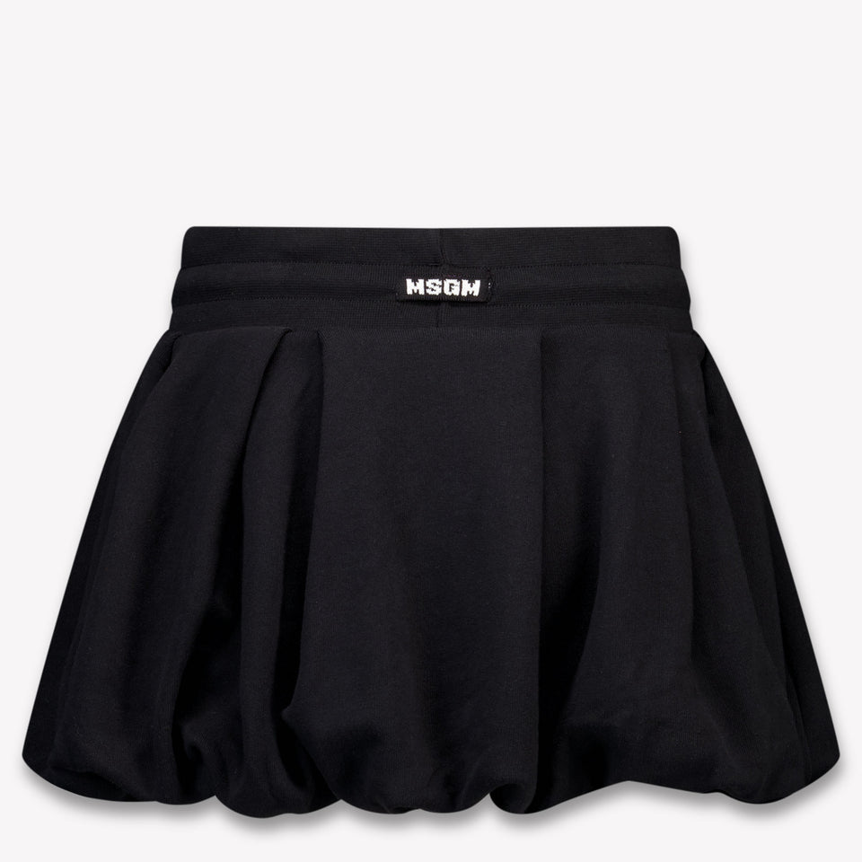 MSGM Kinder Meisjes Shorts In Zwart