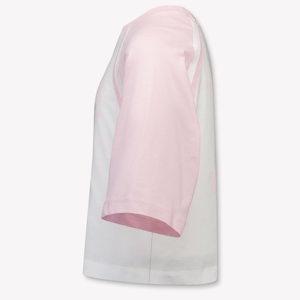 MSGM Kinder Meisjes T-Shirt In Wit