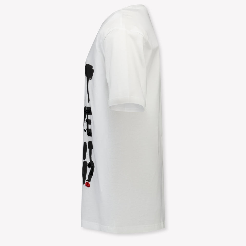 MSGM Kids Girls T-Shirt In White