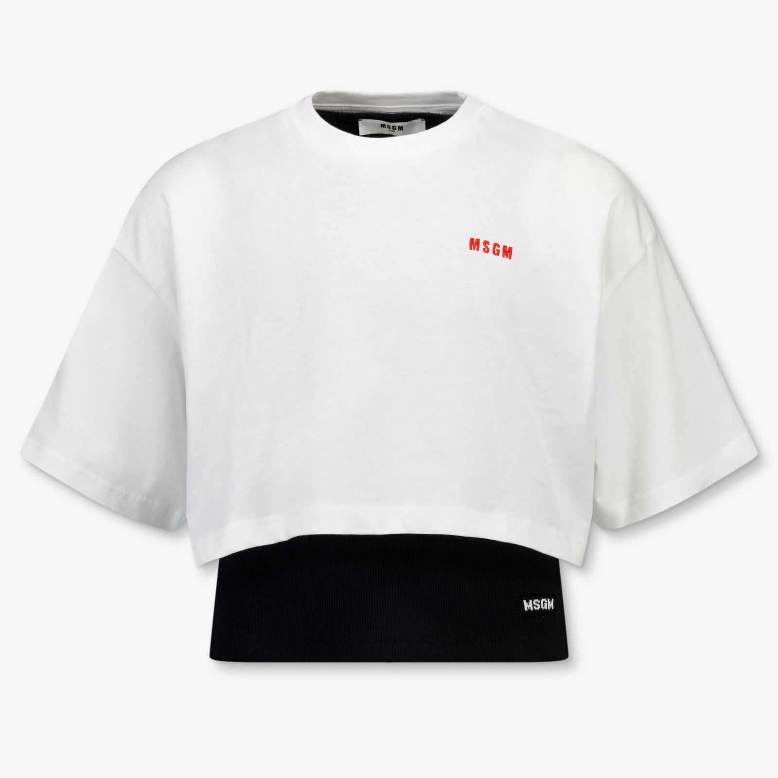 MSGM Kids Girls T-Shirt In White