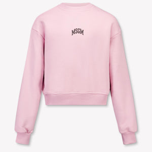 MSGM Kinder Meisjes Trui In Licht Roze