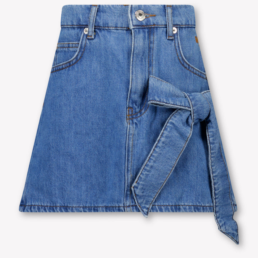 MSGM Girls Skirt in Jeans