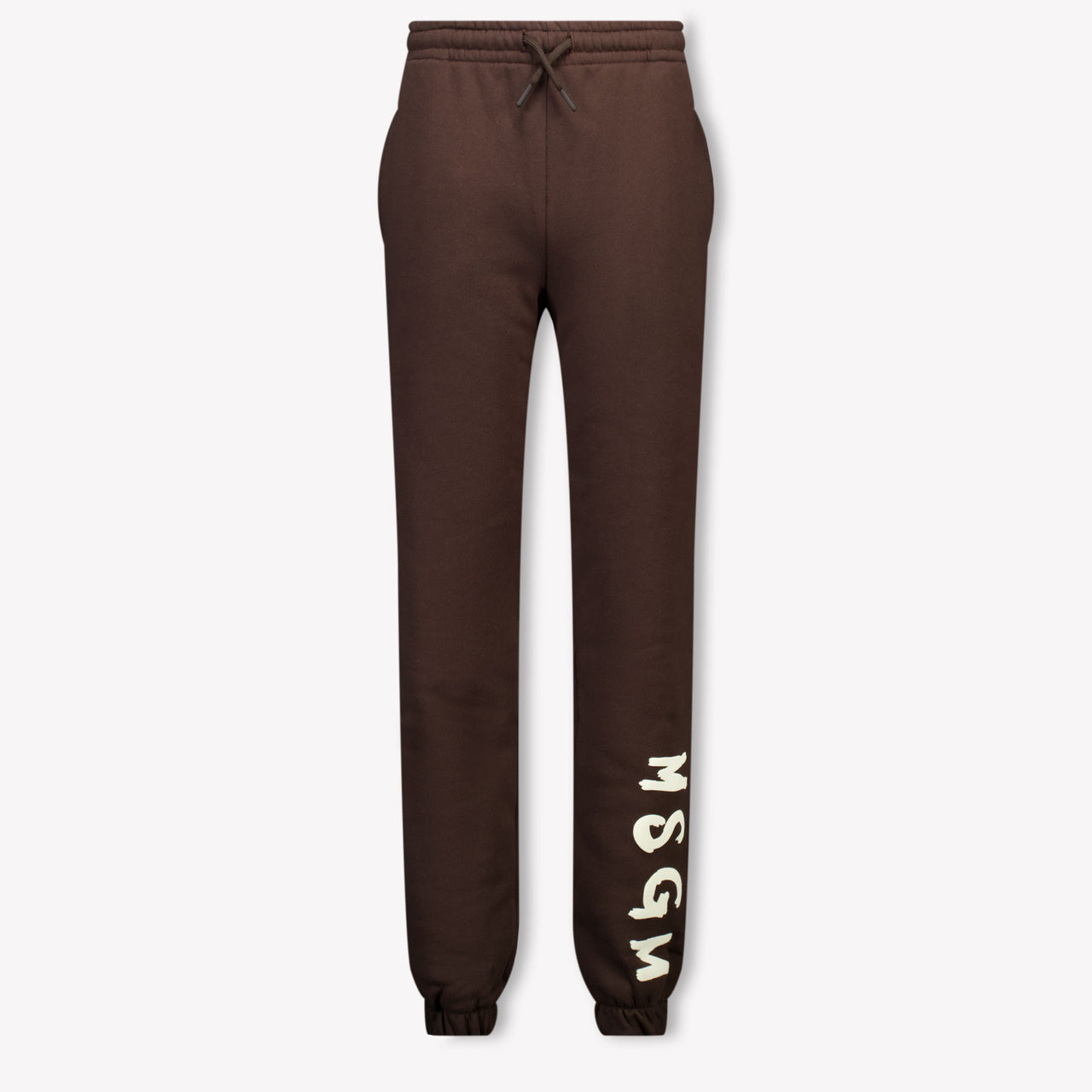 MSGM Kinder Unisex Broek In Bruin