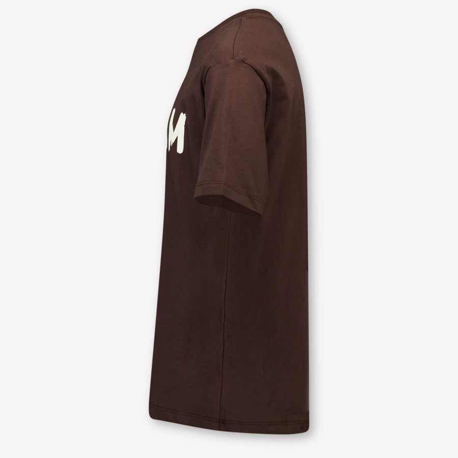 MSGM Kids Boys T-Shirt In Brown