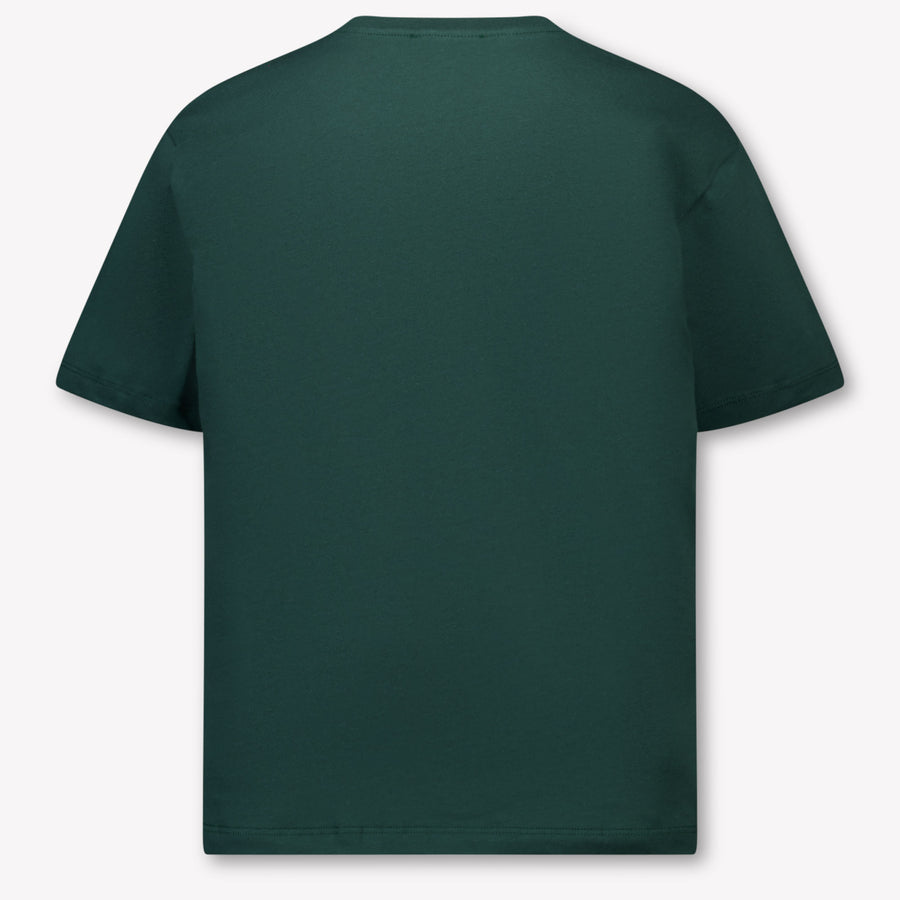 MSGM Kids Boys T-Shirt In Dark Green