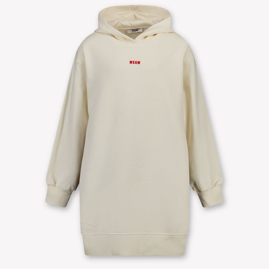 MSGM Kinder Meisjes Jurk In Off White