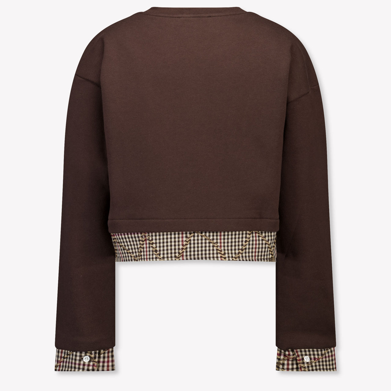 MSGM Kids Girls Sweater In Brown
