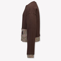MSGM Kids Girls Sweater In Brown