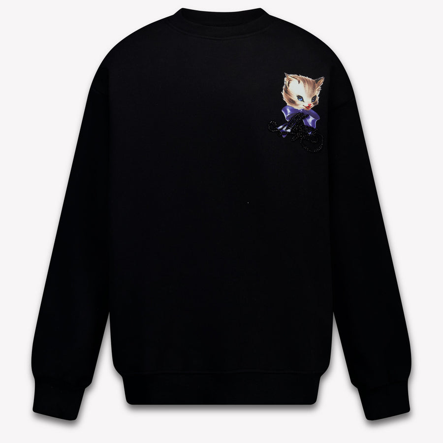 MSGM Girls Sweater in Black