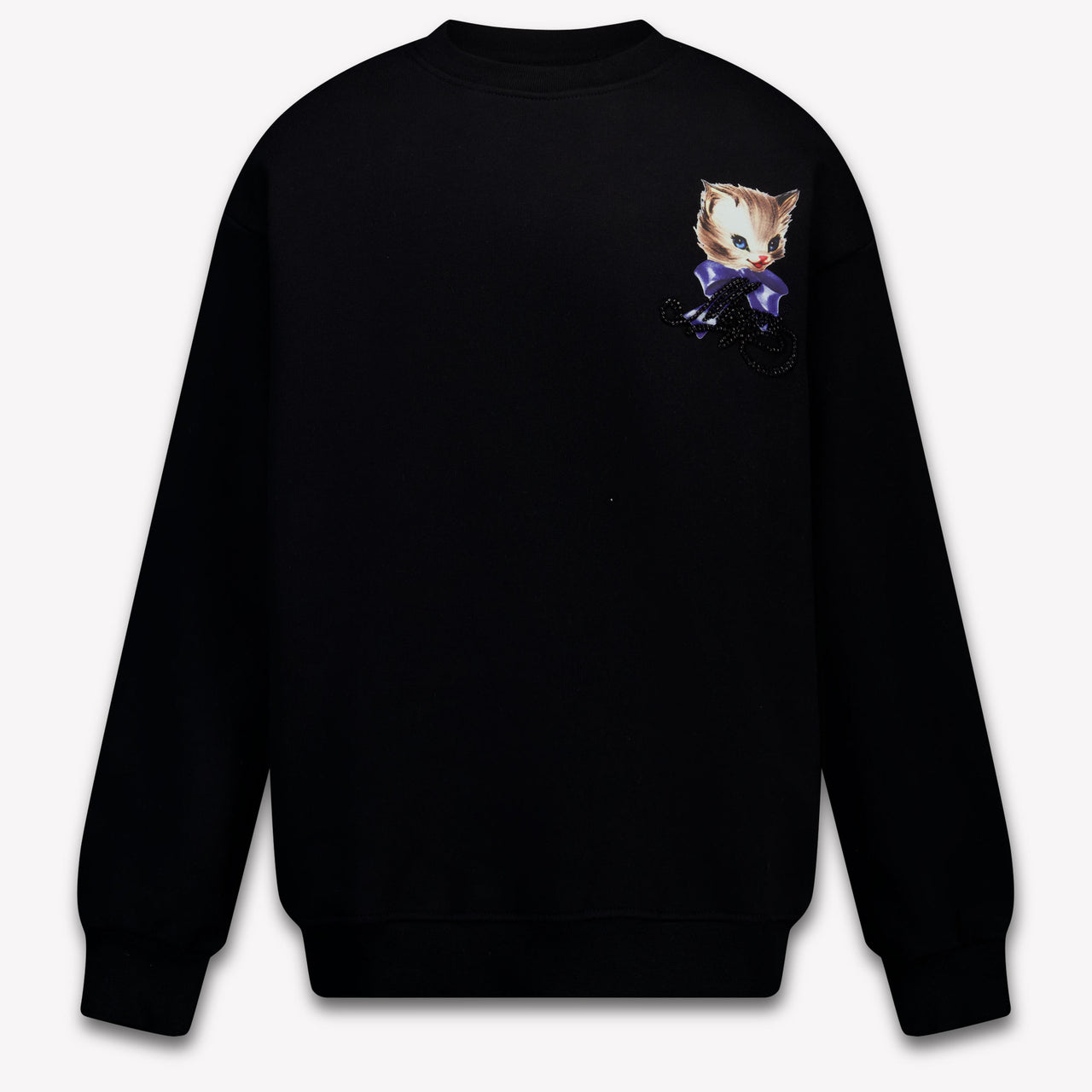 MSGM Kids Girls Sweater In Black