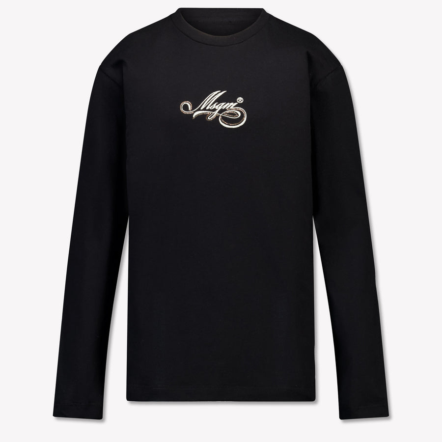 MSGM Kinder Meisjes T-Shirt In Zwart