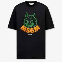 MSGM Kinder Jongens T-Shirt In Zwart