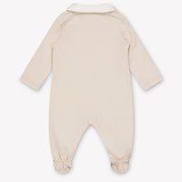 Fendi Baby Unisex Playsuit In Beige