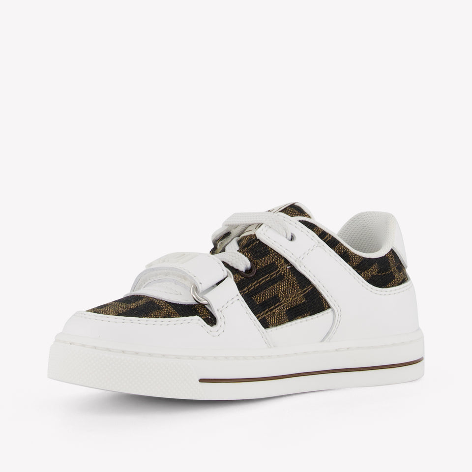Fendi Unisex Sneakers In White