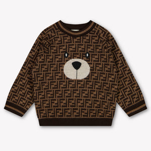 Fendi Baby Unisex Sweater In Brown