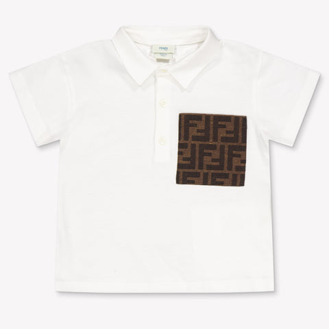 Fendi Baby Boys Polo In White