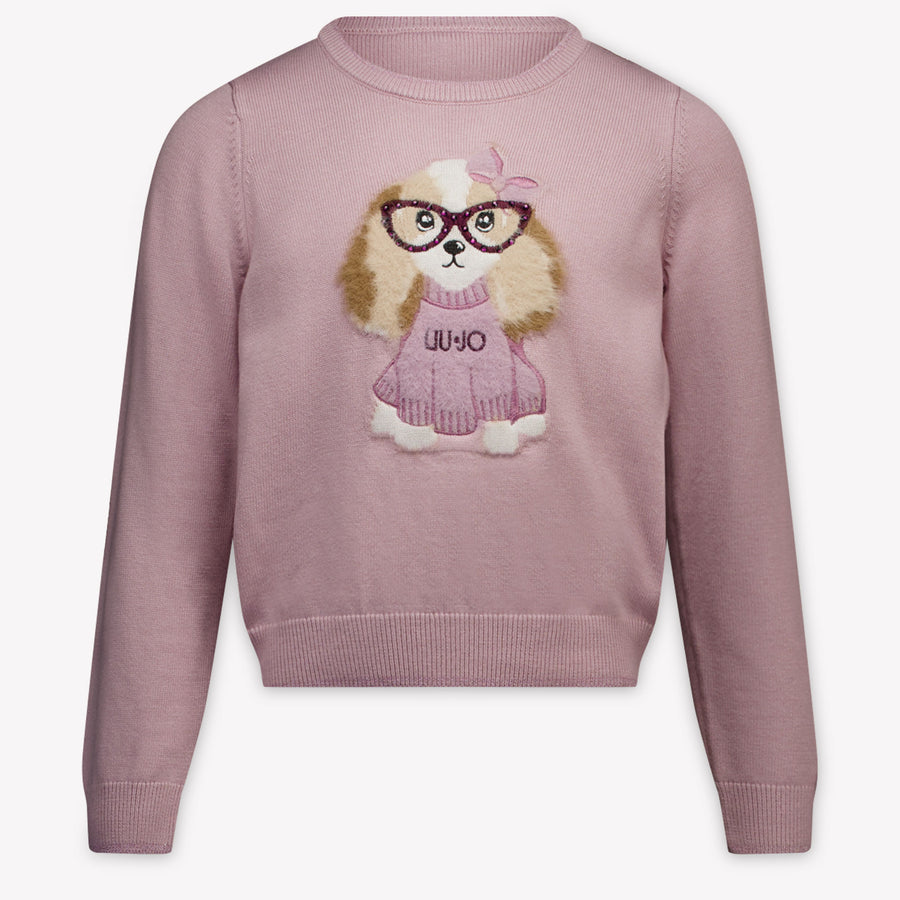 Liu Jo Girls Sweater in Light Pink