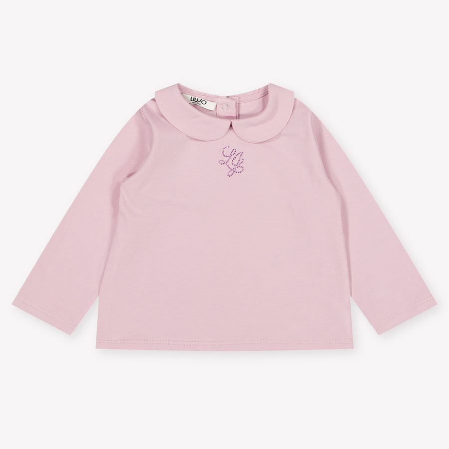 Liu Jo Baby Girls T-Shirt in Light Pink