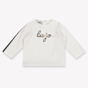 Liu Jo Baby Girls T-Shirt In OffWhite