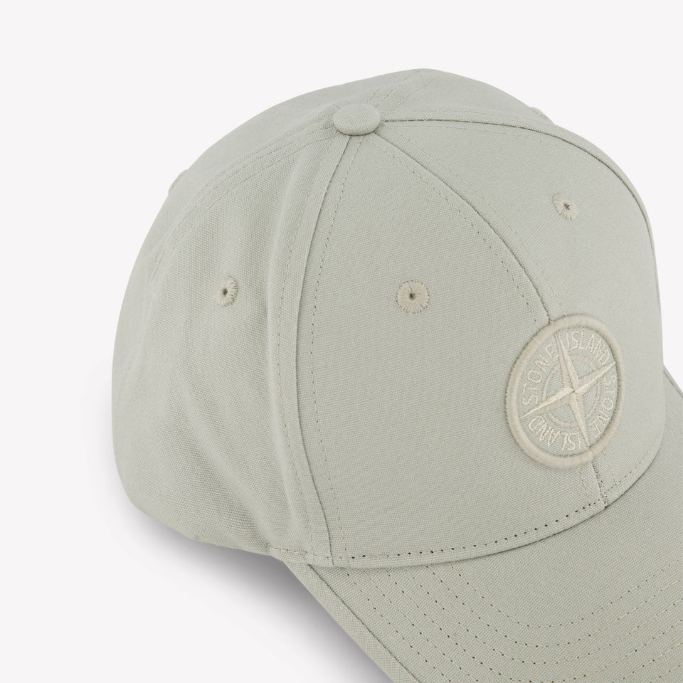 Stone Island Kids Boys Cap In Light Gray