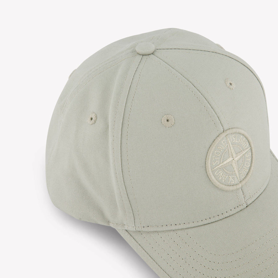 Stone Island Kids Boys Cap In Light Gray