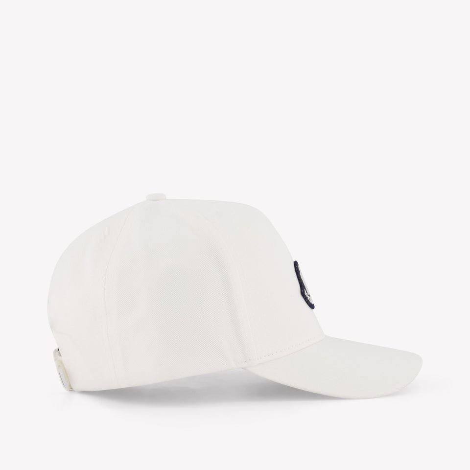Moncler Kids Boys Cap In White